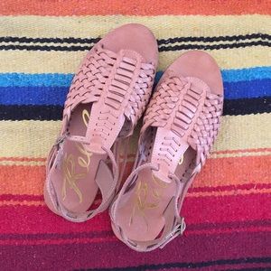 Rebels Brown Huarache Sandals